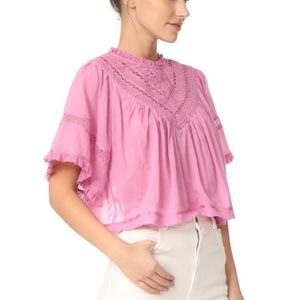 free people lush life crop blouse